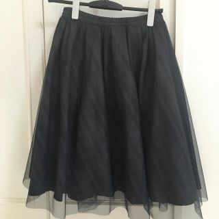 ジルスチュアート(JILLSTUART)のジルスチュアート スカート チェックスカート チュールスカート(ひざ丈スカート)