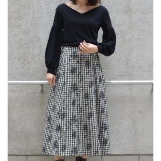 ショッピングサイト GREED INTERNATIONAL ジャガードロングスカート