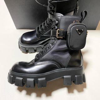 PRADA - 新品未使用！送料込み☆PRADA☆モノリス レザーxリナイロン ...