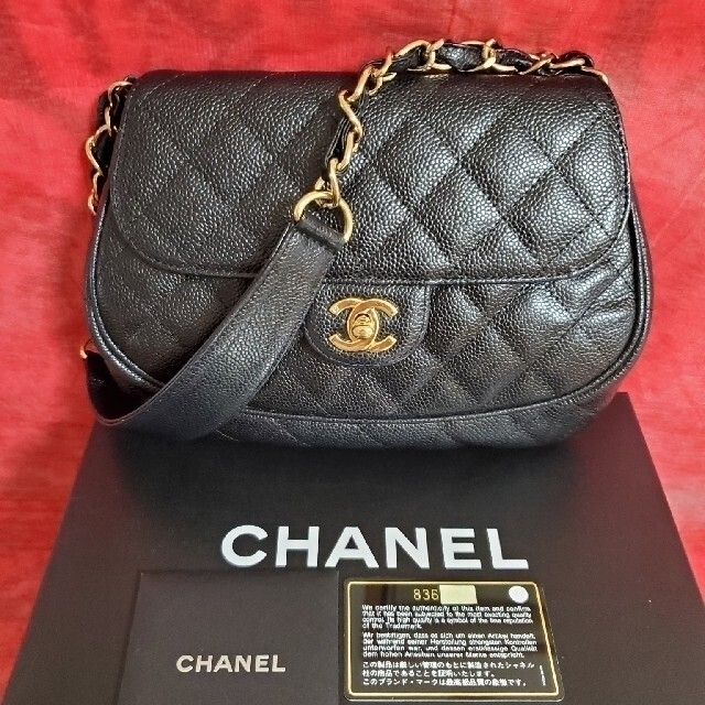 ✨未使用✨ CHANEL シャネル ショルダーバッグ キャビアスキン マトラッセ