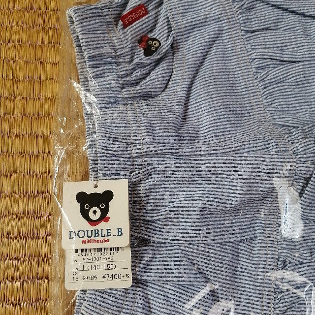 DOUBLE.B(ダブルビー)のミキハウス　ダブルＢ　スカート　140-150 キッズ/ベビー/マタニティのキッズ服女の子用(90cm~)(スカート)の商品写真