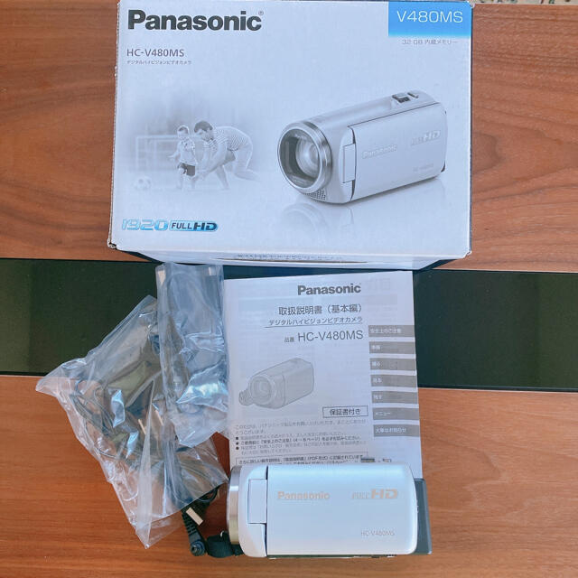 【超美品】Panasonic ビデオカメラ HC-V480MSビデオカメラ