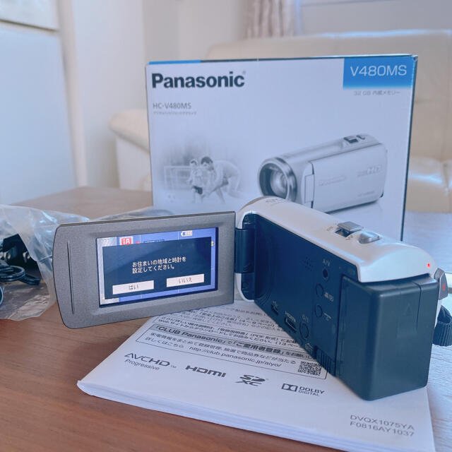 Panasonic(パナソニック)の【超美品】Panasonic ビデオカメラ HC-V480MS  スマホ/家電/カメラのカメラ(ビデオカメラ)の商品写真