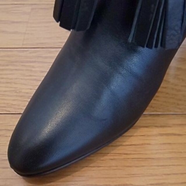 MANOLO BLAHNIK(マノロブラニク)のマノロブラニク　黒ブーツ レディースの靴/シューズ(ブーツ)の商品写真