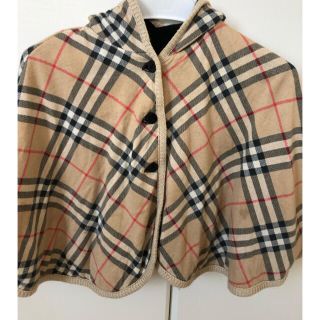 バーバリー(BURBERRY)のめぐみの様専用　バーバリー　ポンチョ　80〜95センチ(カーディガン/ボレロ)