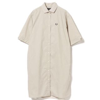 レイビームス(Ray BEAMS)のFRED PERRY × Ray BEAMS / 別注 シャツ ワンピース(ひざ丈ワンピース)