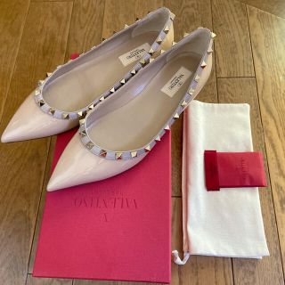 ヴァレンティノ(VALENTINO)のkay様専用　ヴァレンティノ/ロックスタッズバレリーナ/フラットパンプス(バレエシューズ)