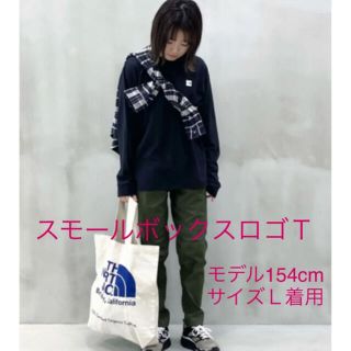 ザノースフェイス(THE NORTH FACE)の【新品未使用】ノースフェイス　ロングスリーブスモールボックスロゴティー(Tシャツ(長袖/七分))