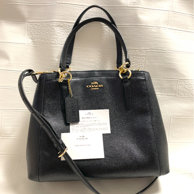 COACH(コーチ)の《美品》COACH コーチ ショルダーバック　黒　F57847  レディースのバッグ(ショルダーバッグ)の商品写真