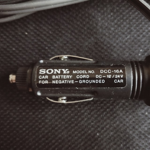 SONY(ソニー)のSONYカーシガーソケットバッテリーコード・ 自動車/バイクの自動車(車内アクセサリ)の商品写真