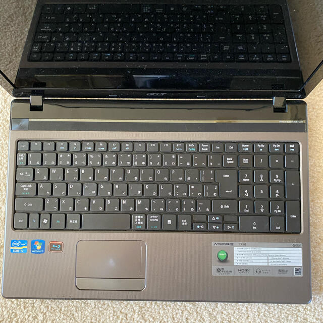 Acer aspire 5750　ジャンク