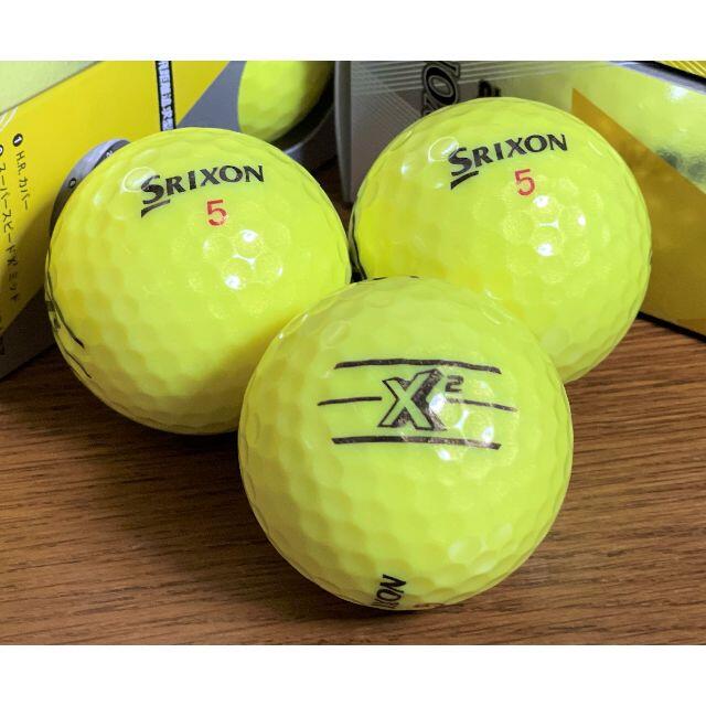 Srixon(スリクソン)のホワイト＆イエロー各５ダース＝10ダースセット NEW SRIXON-ｘ-2 スポーツ/アウトドアのゴルフ(その他)の商品写真