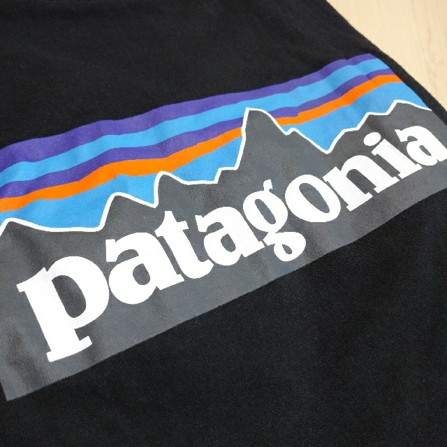 patagonia(パタゴニア)のpatagonia パタゴニア Tシャツ  XSサイズ 黒 ブラック レディースのトップス(Tシャツ(半袖/袖なし))の商品写真