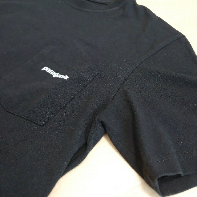 patagonia(パタゴニア)のpatagonia パタゴニア Tシャツ  XSサイズ 黒 ブラック レディースのトップス(Tシャツ(半袖/袖なし))の商品写真