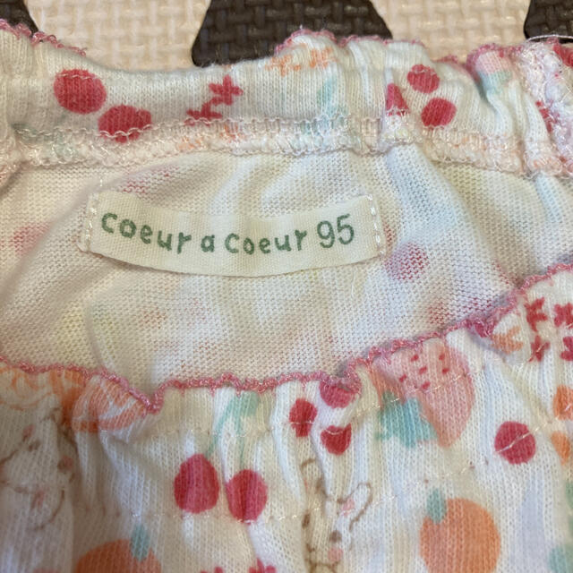 coeur a coeur(クーラクール)のクーラクール ＊パジャマ 女の子 ＊95センチ キッズ/ベビー/マタニティのキッズ服女の子用(90cm~)(パジャマ)の商品写真