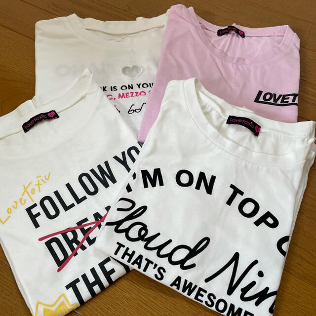 lovetoxic(ラブトキシック)のラブトキまとめ売り(L) キッズ/ベビー/マタニティのキッズ服女の子用(90cm~)(Tシャツ/カットソー)の商品写真