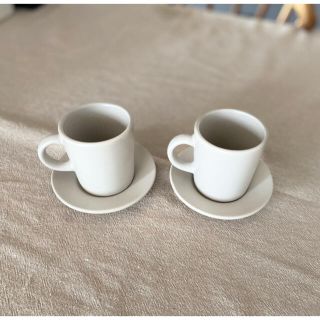 イケア(IKEA)のエスプレッソ　カップ&ソーサー(グラス/カップ)