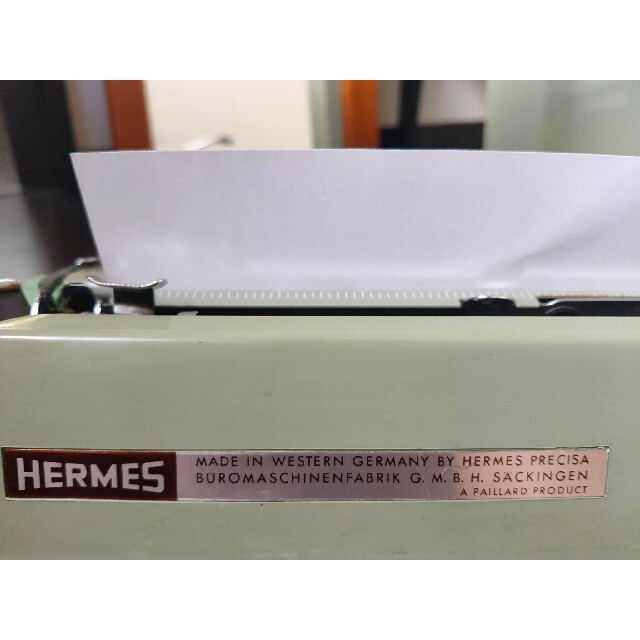 Hermes(エルメス)の【レトロ/アンティーク/稀少】HERMES BABY タイプライター 西ドイツ製 インテリア/住まい/日用品の文房具(その他)の商品写真
