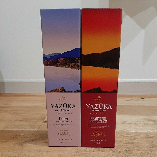 YAZUKA ヤズーカ Father/BEAUTIFUL 2本セット 食品/飲料/酒の酒(ウイスキー)の商品写真