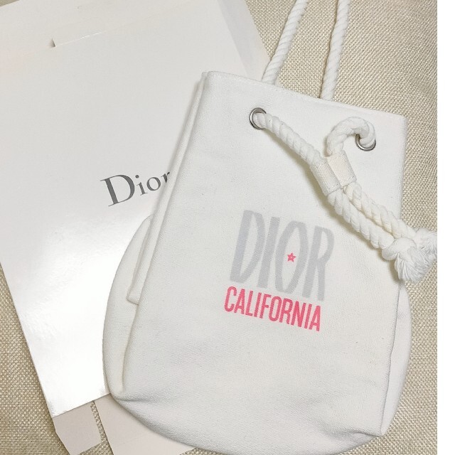 Dior(ディオール)の値下げ!　Dior トートバッグ　ノベルティ　非売品 レディースのファッション小物(ポーチ)の商品写真