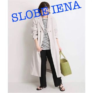 スローブイエナ(SLOBE IENA)のankoさん専用★SLOBE IENA リネン混 コート ベージュ(ロングコート)