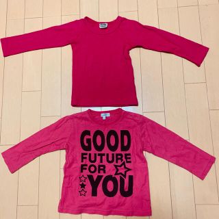 エフオーキッズ(F.O.KIDS)の男女95cm 長袖Tシャツ 2枚セット(Tシャツ/カットソー)