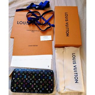 ルイヴィトン(LOUIS VUITTON)のLOUIS VUITTON　マルチカラー　ブラック　ジッピーウォレット(財布)