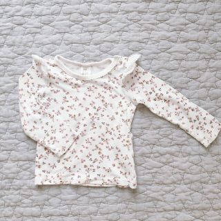 エイチアンドエム(H&M)の小花柄 長袖トップス(シャツ/カットソー)