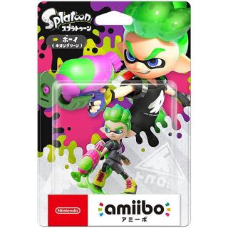 ニンテンドウ(任天堂)の【新品未開封】amiibo ボーイ【ネオングリーン】 (スプラトゥーンシリーズ)(その他)