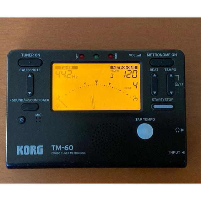 KORG(コルグ)のチューナーメトロノーム　KORG コルグ　TM-60 楽器の楽器 その他(その他)の商品写真
