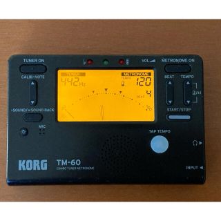 コルグ(KORG)のチューナーメトロノーム　KORG コルグ　TM-60(その他)