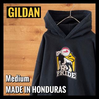 ギルタン(GILDAN)の【GILDAN】サッカー プリント バックプリント 背番号 パーカー US古着(パーカー)