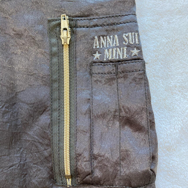 ANNA SUI mini(アナスイミニ)のアナスイミニ ジップアップ ブルゾン アウター L 125 130 135 キッズ/ベビー/マタニティのキッズ服女の子用(90cm~)(ジャケット/上着)の商品写真