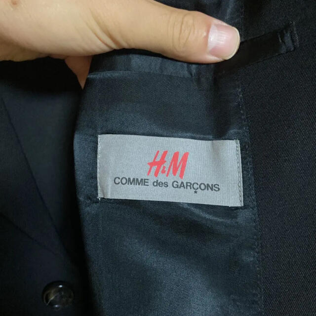 COMME des GARCONS(コムデギャルソン)のコムデギャルソン　H&M コラボ　セットアップ　黒　50 L スーツ メンズのスーツ(セットアップ)の商品写真