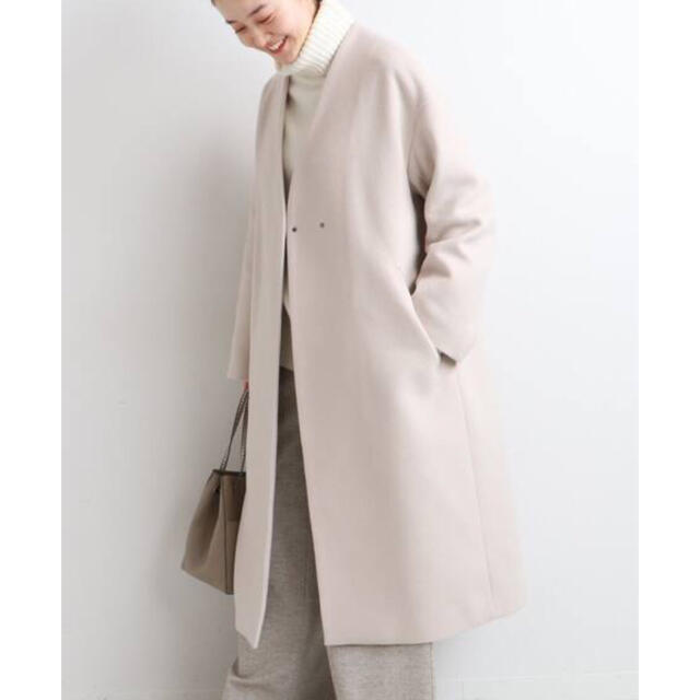 イエナ IENA 20AW MANTECO ノーカラーコート