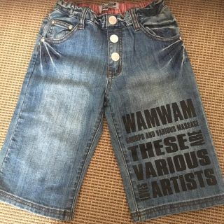 ワムワム(WAMWAM)のWAMWAM 130㎝　デニムハーフパンツ(パンツ/スパッツ)