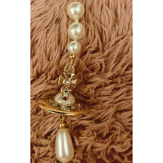 Vivienne Westwood(ヴィヴィアンウエストウッド)のBROKEN PEARL NECKLACE レディースのアクセサリー(ネックレス)の商品写真