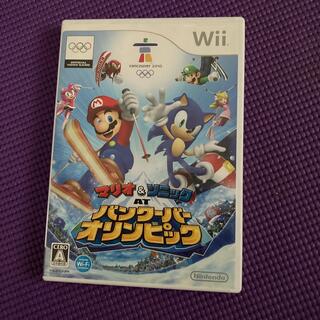 ウィー(Wii)のマリオ＆ソニック AT バンクーバーオリンピック TM Wii(家庭用ゲームソフト)