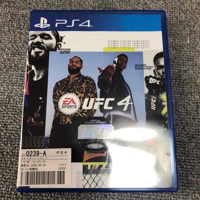 PlayStation4(プレイステーション4)のEA UFC4 ps4 版 エンタメ/ホビーのゲームソフト/ゲーム機本体(家庭用ゲームソフト)の商品写真
