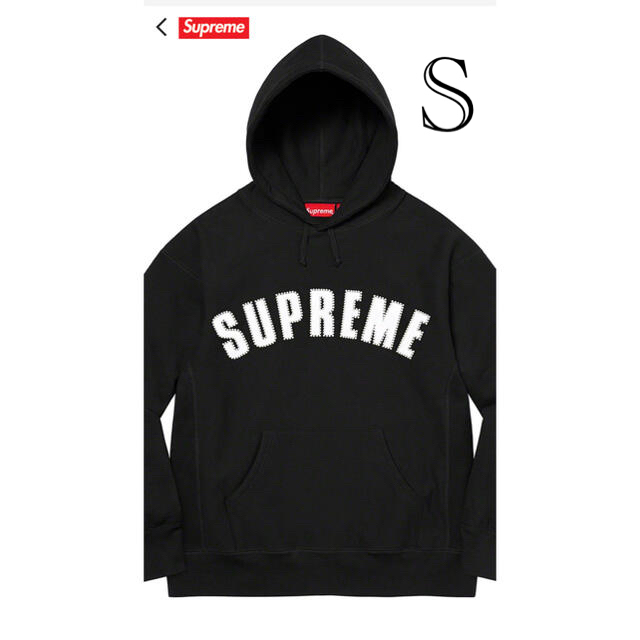 supreme pearl logo hooded sweatshirt S