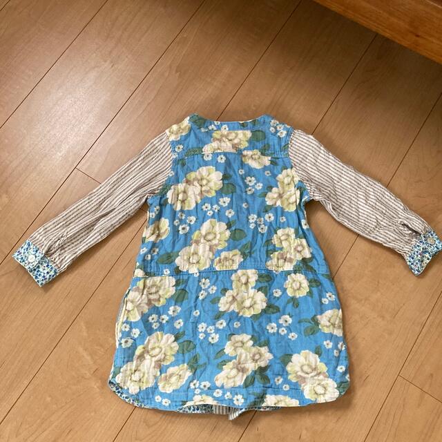 SunnyLandscape(サニーランドスケープ)のシャツワンピース 95cm キッズ/ベビー/マタニティのキッズ服女の子用(90cm~)(ワンピース)の商品写真