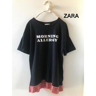 ザラ(ZARA)のZARA カットソー(カットソー(半袖/袖なし))