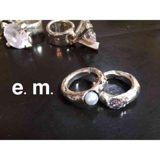 ビームス(BEAMS)のe.m. eternalパールring&3連リングset(リング(指輪))