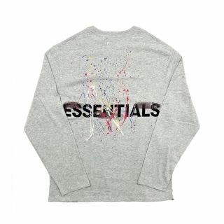 フィアオブゴッド(FEAR OF GOD)の新作 essentials ロンT ペンキ エッセンシャルズ fog L(Tシャツ/カットソー(七分/長袖))