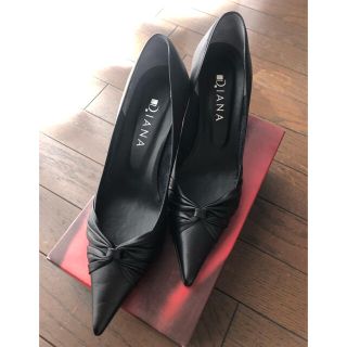ダイアナ(DIANA)のDIANA 24.5cm ハイヒール  ブラック(ハイヒール/パンプス)