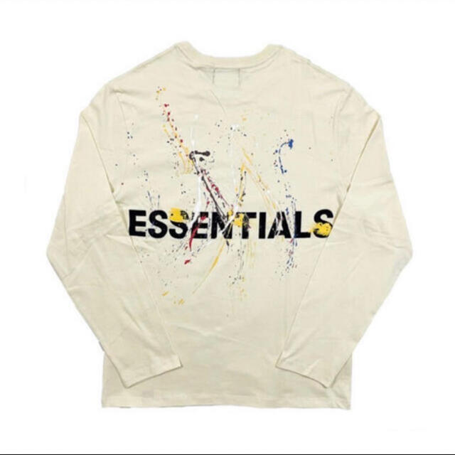 新作 essentials ロンT ペンキ エッセンシャルズ fog XL | clipa.md
