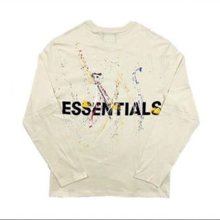 フィアオブゴッド(FEAR OF GOD)の新作 essentials ロンT ペンキ エッセンシャルズ fog XS(Tシャツ/カットソー(七分/長袖))