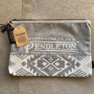 ペンドルトン(PENDLETON)のペンドルトン　メルトンクラッチバッグ　グレー(クラッチバッグ)