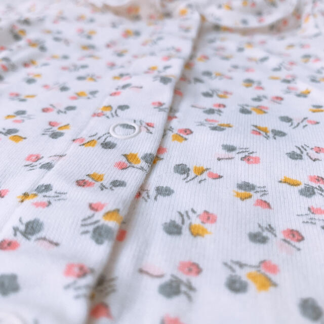 PETIT BATEAU(プチバトー)のプチバトー　ロンパース　新生児　ボディ　50 60 キッズ/ベビー/マタニティのベビー服(~85cm)(ロンパース)の商品写真