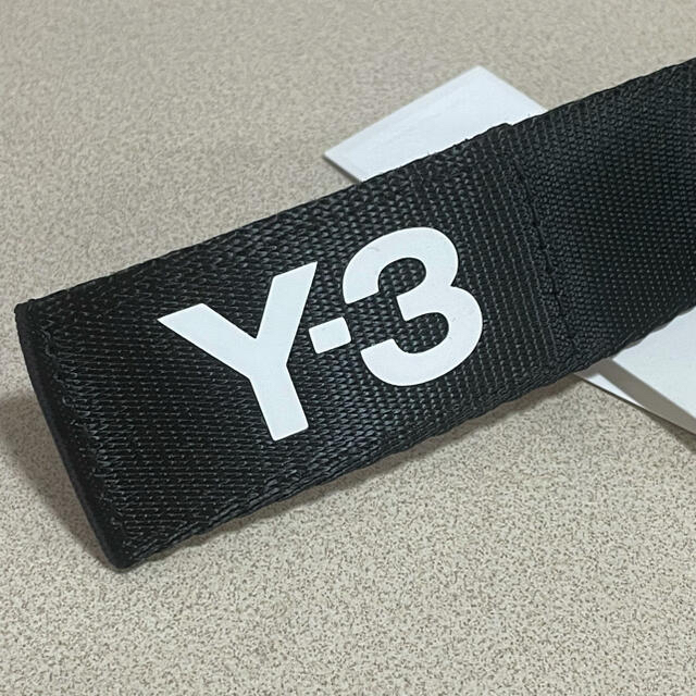 Y-3(ワイスリー)のY-3 クラシック ロゴ ベルト 黒 Lサイズ 130cm メンズのファッション小物(ベルト)の商品写真